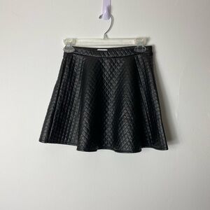 1989 Place Black Quilted Kids Skirt